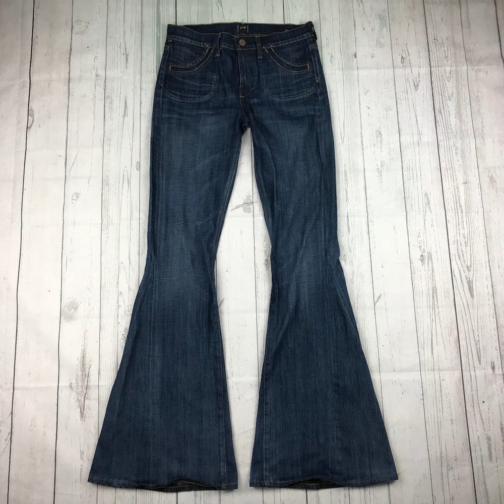 CoH Angie super flare dark wash bell bottom jeans